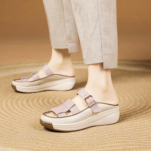 夏季新款，摇摇底厚底拖鞋XYM-k773 商品图1