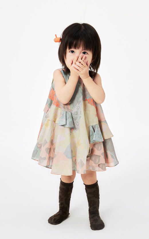 jnby  23年夏款 细腻棉纱无袖连衣裙  YN5G11550 商品图3