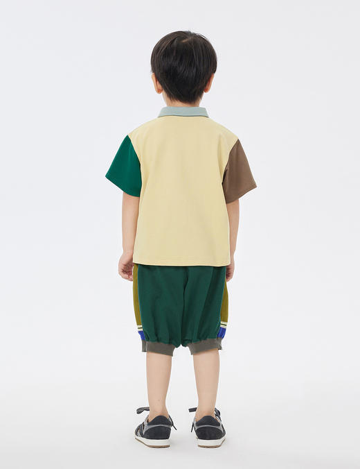 jnby  23年夏款  弹力质感拼接短袖polo 衫  1N5114140 商品图6