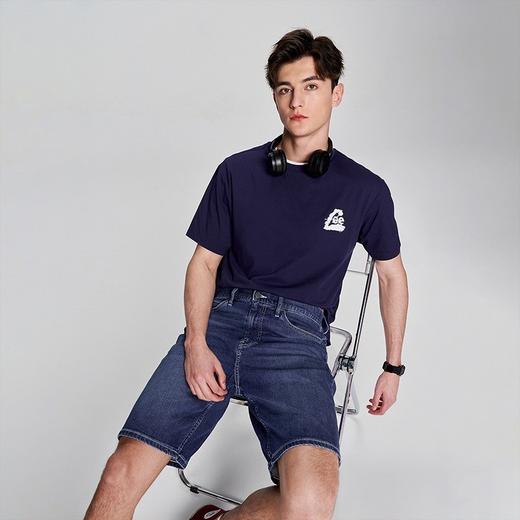 Lee商场同款23春夏新品舒适版印花圆领凉感男短袖T恤LMT004551200 商品图3