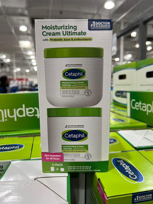 新包装推荐❤折扣特299元/2大瓶超值装🉐🉐【Cetaphil】丝塔芙 保湿润肤面霜，566g➕453g，好大一罐噢 商品图0
