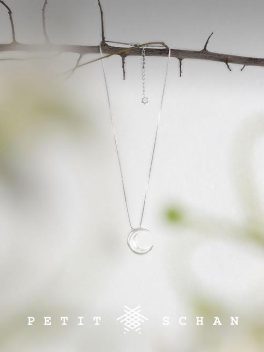 PETIT SCHAN小闪 JEW#005 Sailor Moon 水冰月 925纯银设计款意大利项链 蛇骨链大月亮项链 商品图8