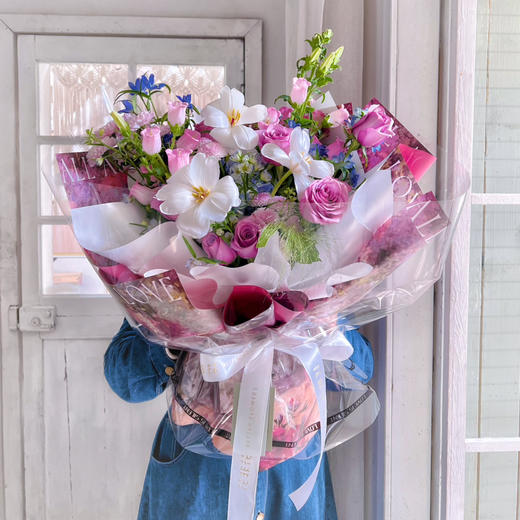 《莫奈的花园》郁金香混搭花束 商品图5