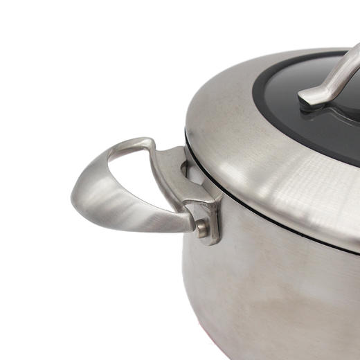 丹麦原装进口SCANPAN不粘锅不锈钢CTX系列24CM双耳汤锅电磁炉燃气通用 商品图5