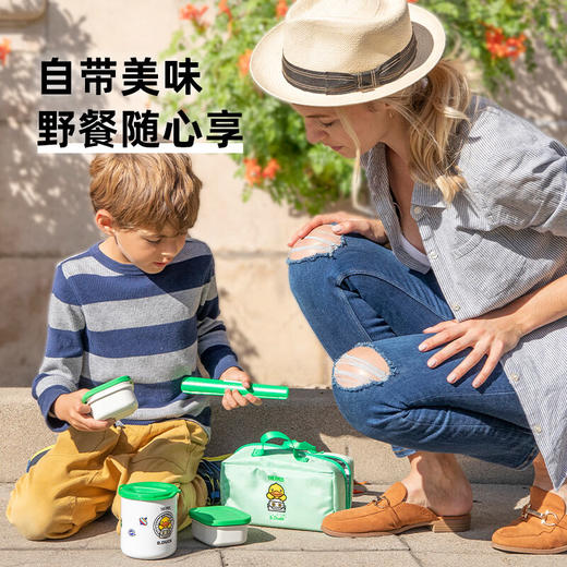 膳魔师隔热饭盒多功能轻食便当饭包微波炉加热餐盒午餐组带手提袋 商品图4