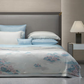 whinny/惠谊 清凉天丝™空调被云梦仙境秋丰白玉可水洗桑蚕丝夏被