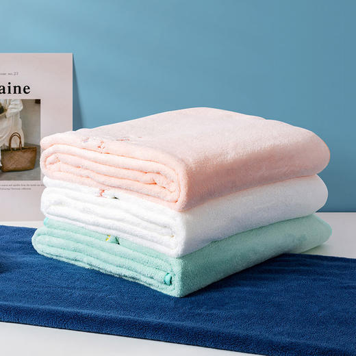 超细纤维高效吸水浴巾(刺绣系列) 商品图1