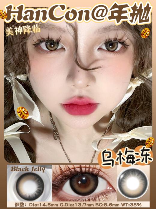 hancon 美瞳年抛 乌梅冻 直径14.5mm着色13.7mm 商品图1