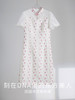 【专属特价】熙世界【烟雨江南】改良版旗袍连衣裙女夏季花苞泡泡袖雪纺碎花裙 商品缩略图3