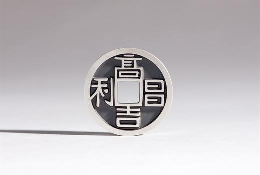 矩德泉坊 纯银手作   高昌吉利素背厚重（2.6厘米版）540 商品图0