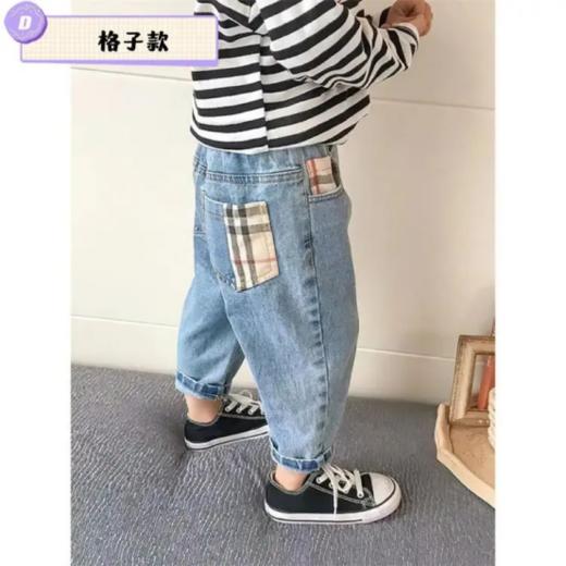 马克珍妮同款儿童牛仔裤！！准备了四款牛仔裤~男宝女宝都可以穿！无论是日常去幼儿园还是放假小区玩搭配都非常不错❗ 商品图4