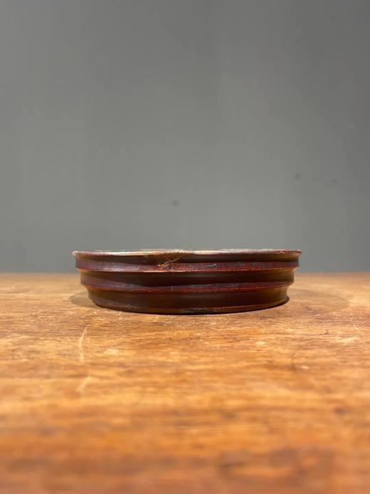 楠木雕琢髹漆弦纹香盘，顺丰包邮 商品图6