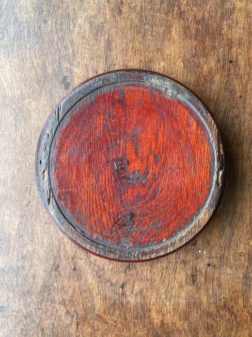 楠木雕琢髹漆弦纹香盘，顺丰包邮 商品图3