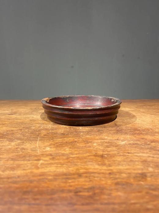 楠木雕琢髹漆弦纹香盘，顺丰包邮 商品图13