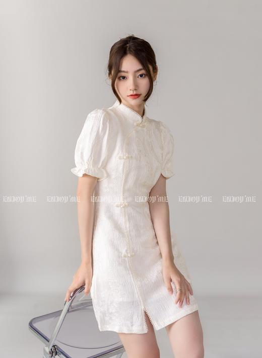 【门店同款】2023年夏季重工珍珠扣旗袍裙 150566851 商品图0