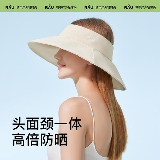 无痕全脸防晒，想黑都难！RAU360度空顶大檐防晒帽 防紫外线遮阳帽 商品图1