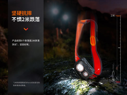 Fenix菲尼克斯HL32R-T头戴式聚泛强光充电超亮户外专业越野跑头灯 商品图11