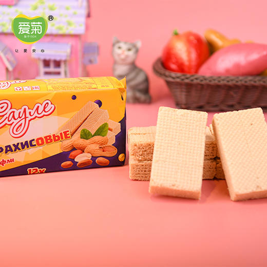 华夫花生威化饼干180g 商品图3