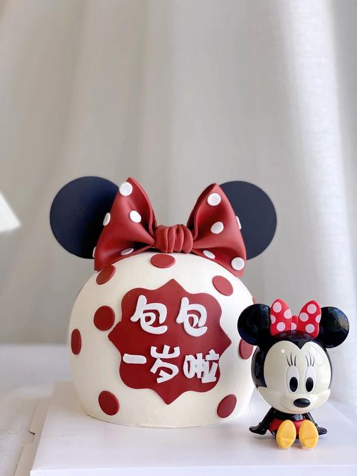 球形翻糖米妮   一鲜奶动物奶油蛋糕 商品图0