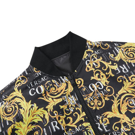 VERSCAE JEANS COUTURE 范思哲 VJ 男奢华巴洛克印花2面穿潮外套夹克 74GASD17 CQS51 商品图3