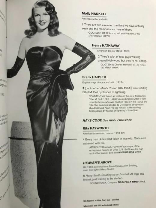 卡塞尔电影引语集 约百幅插图 精装16开 商品图13