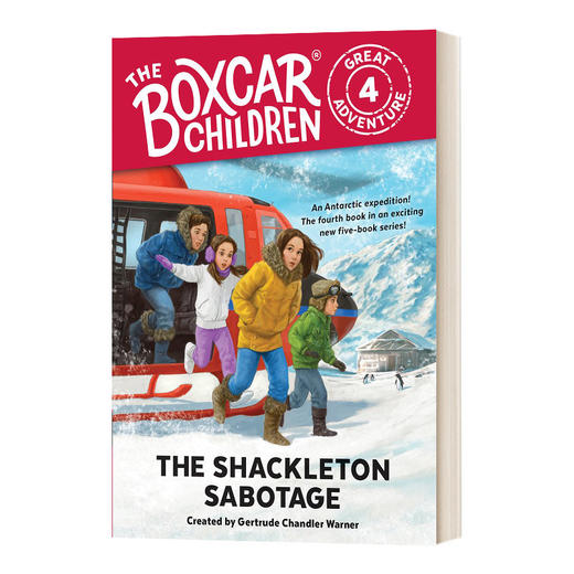 英文原版 The Boxcar Children Great Adventure 4 棚车少年伟大冒险系列4 沙克尔顿破坏 英文版 进口英语原版书籍 商品图1