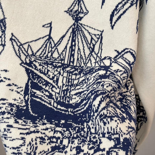 提花针织毛衣。自己备注号码 商品图5