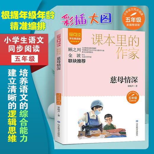 慈母情深/课本里的作家梁晓声的多篇散文、小说五年级 (梁晓声) 商品图1