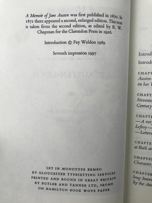 简·奥斯汀回忆录（1997） 19幅插图 精装32开带书匣 商品图4