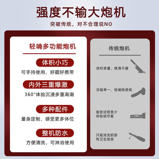 轻喃炮机全自动加温伸缩震动棒 商品图3