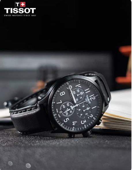 Tissot天梭速驰系列2022新款男表大表盘运动计时石英手表 商品图2