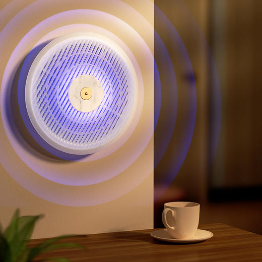 【360°环形诱蚊！也是氛围暖光灯】灭蚊灯，电击式光效灭蚊灯，家用静音防蚊，室内餐厅商用壁挂式 商品图0