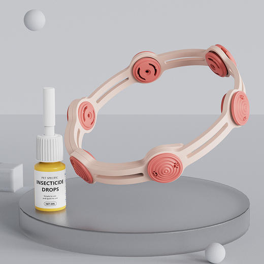 【送植物精油】宠物驱虫项圈大小可调节可自主添加驱虫液宠物精油项圈驱蚊除跳蚤 商品图6