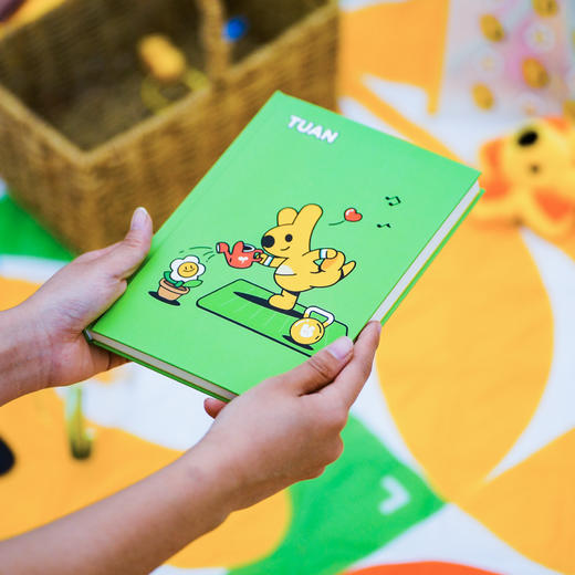袋鼠团团硬面抄A5本子笔记本 商品图1