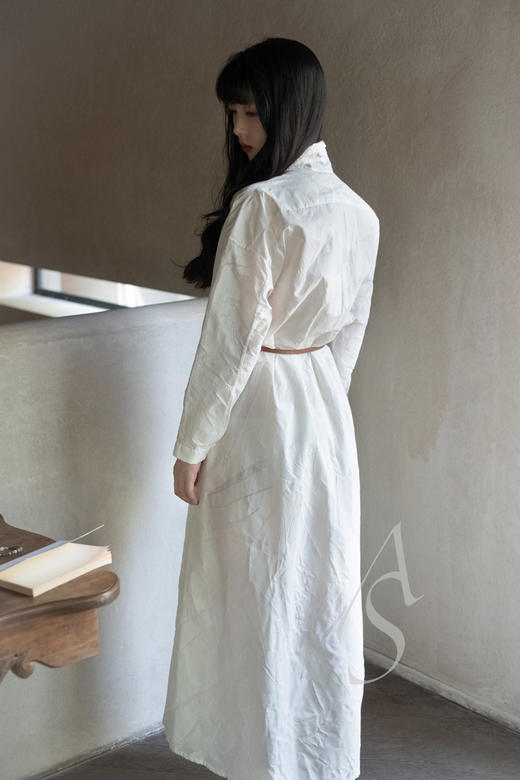 Toogood  白色竹影DRAUGHTSMAN衬衫裙 商品图2