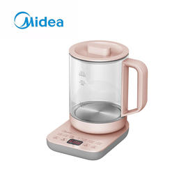 Z | Midea/美的 养生壶GE1507电水壶烧水壶电热水壶煮茶壶花茶壶电茶壶煮水壶煮茶器办公玻璃茶壶1.2L【线下同款】