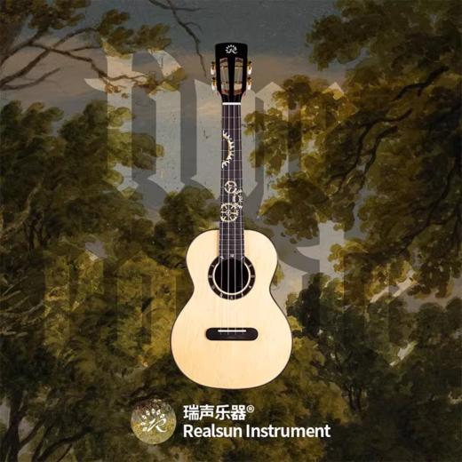 瑞声时轮TR781英格曼熊爪纹云杉全单尤克里里进阶专业演奏ukulele 商品图0