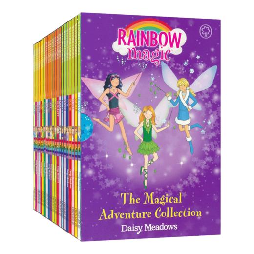 英文原版 Rainbow Magic 21 Copy Box Set Jewel  Sporty  Weather Fairies 彩虹仙子21册套装1 神奇冒险系列 英文版 进口英语书籍 商品图3