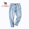 骆驼2025春夏季牛仔裤男士宽松薄款直筒锥形美式浅色百搭休闲长裤 M13BA1S104 商品缩略图4