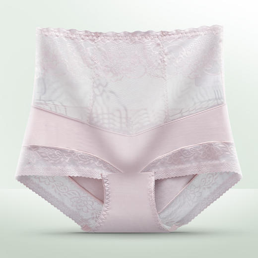 【4条装】透气干爽，高腰收腹柔软肤蕾丝边AL-001 商品图4