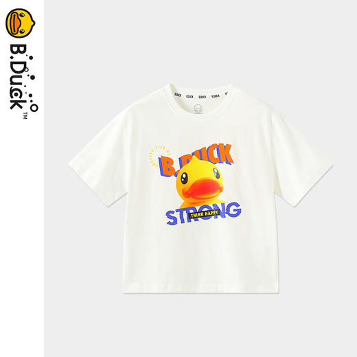 B.Duck小黄鸭童装夏季短袖T恤105-160 BF2402027 商品图2
