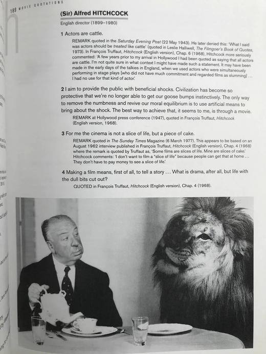 卡塞尔电影引语集 约百幅插图 精装16开 商品图11