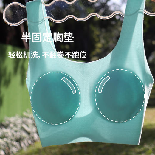 推荐优品一12-15岁 凉感发育内衣 凉感面料 后背深U 半固定圆垫 不跑位不跑胸 无痕舒适 商品图3