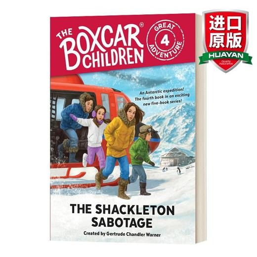 英文原版 The Boxcar Children Great Adventure 4 棚车少年伟大冒险系列4 沙克尔顿破坏 英文版 进口英语原版书籍 商品图0