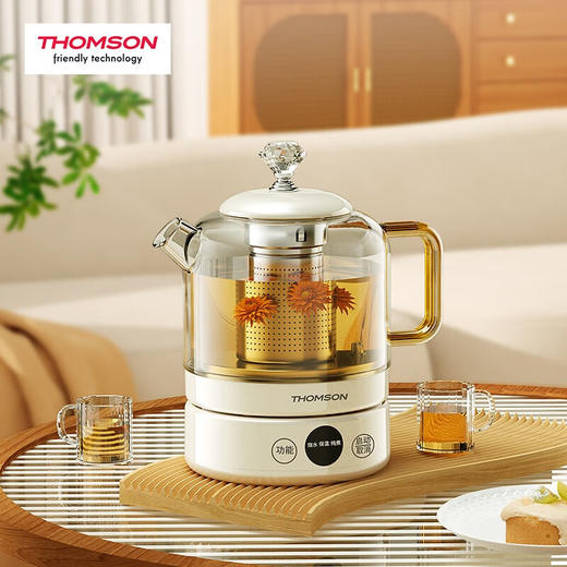 【直发】汤姆逊THOMSON-煮茶器0.9L（多功能）C-T0622 商品图3