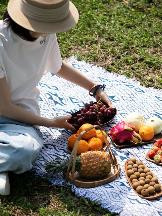 牧衣游 异域感花纹野餐垫----- 素芫【不支持会员折】 商品图3