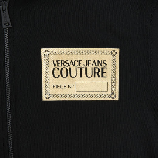 VERSCAE JEANS COUTURE 范思哲 男士连帽logo卫衣运动开衫外套男装  74GAIG02 CF01G 商品图4