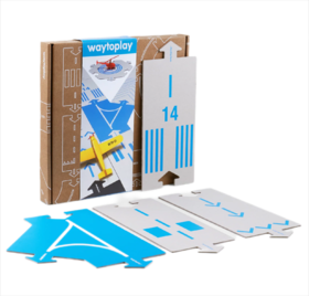 荷兰 Waytoplay 道路搭建玩具 RUN WAY机场跑道 RUNWAY