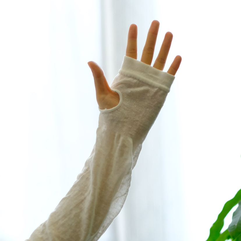 汉麻防晒袖套，夏季防晒袖薄款 透气凉感 纯麻感受自然 尽显气质，巨舒适，巨百搭