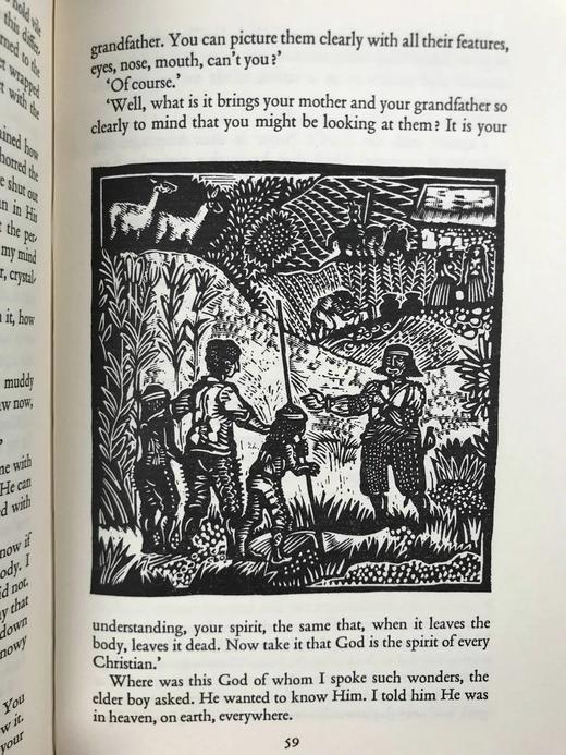 努涅斯《快乐的俘虏》 约20幅版画插图 精装大32开带书匣 商品图13